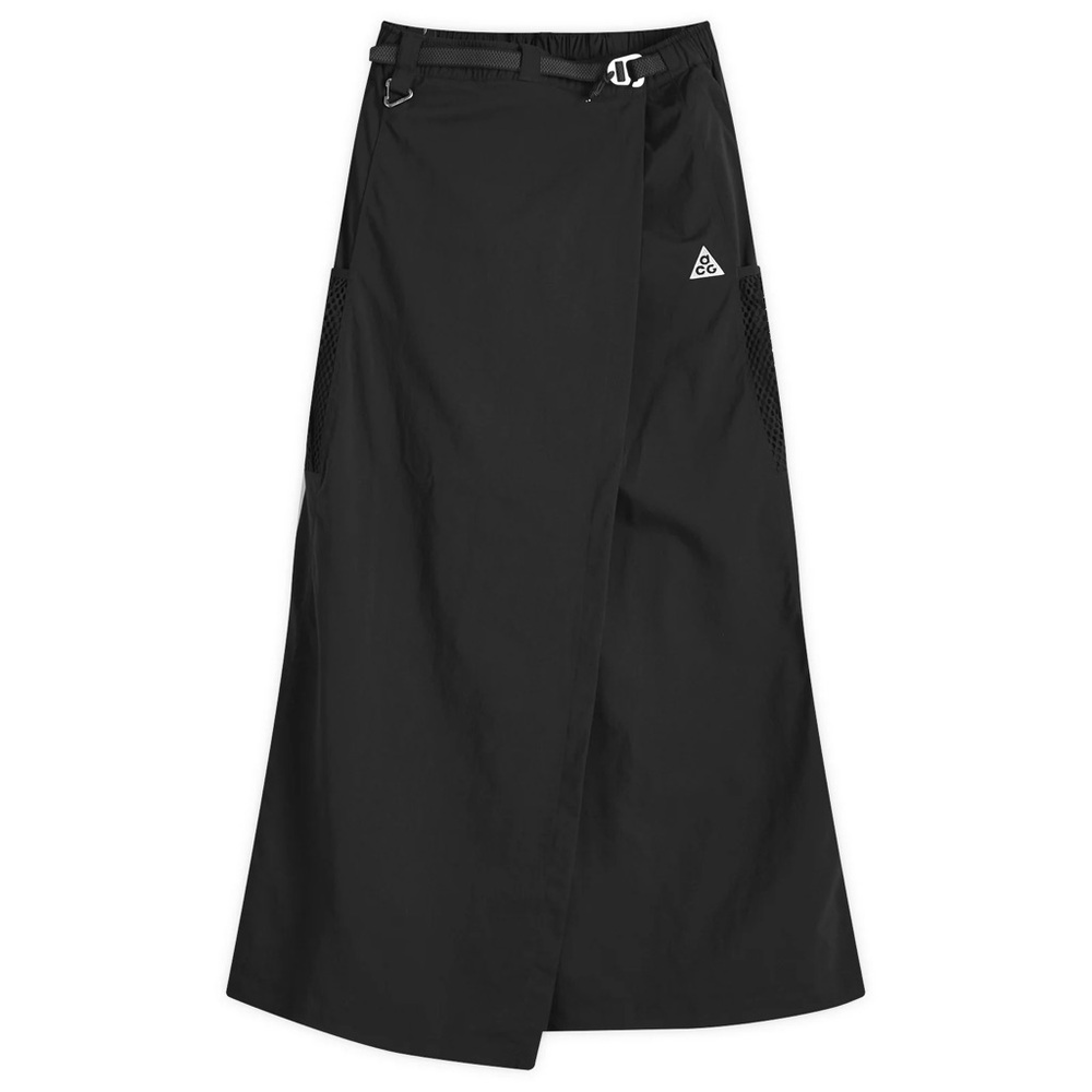 Nike Women's ACG "Snowgrass" UV Skirt FV7321-010 Black/Summit White SZ XS NWT